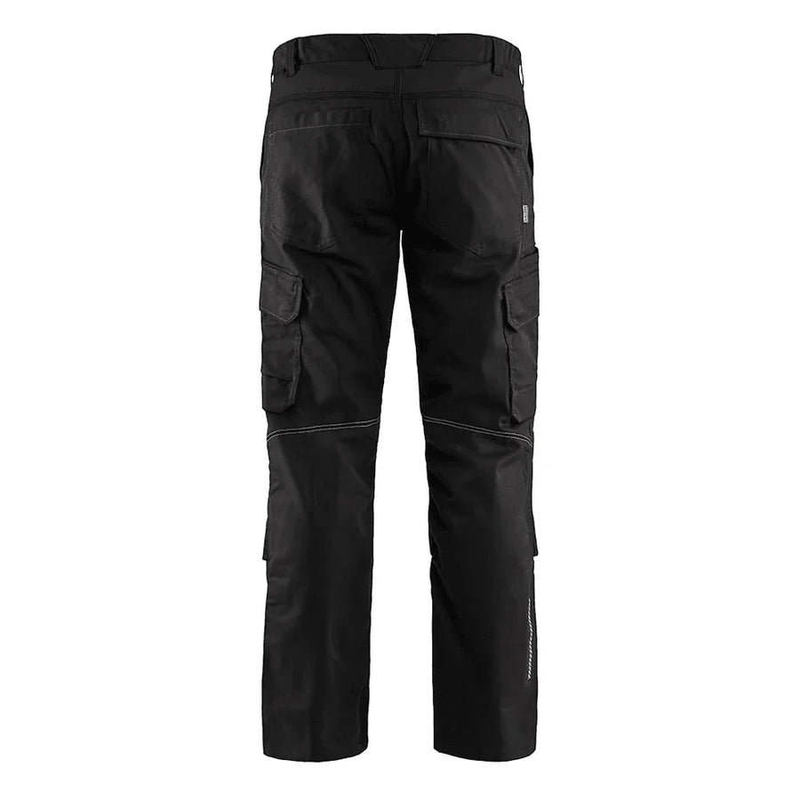 Blaklader 1448 Industry Stretch Kneepad Trousers Black