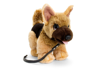 Keel Toys 30cm Stuffed Soft Toy Plush Signature Cuddle Puppy on Lead