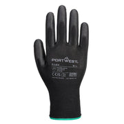 Portwest A123 PU Palm Glove Latex Free - Full Carton (144 pairs)