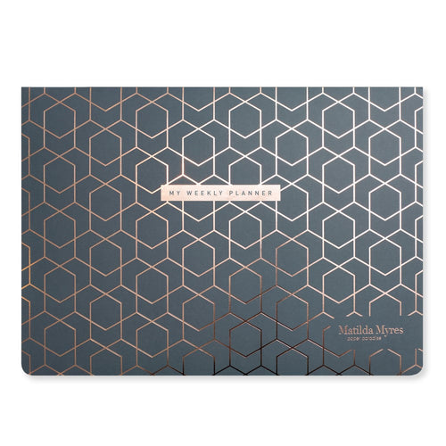 Matilda Myres | A4 Weekly List Pad with 100 Sheets | Grey