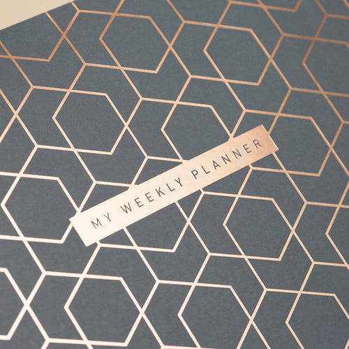 Matilda Myres | A4 Weekly List Pad with 100 Sheets | Grey