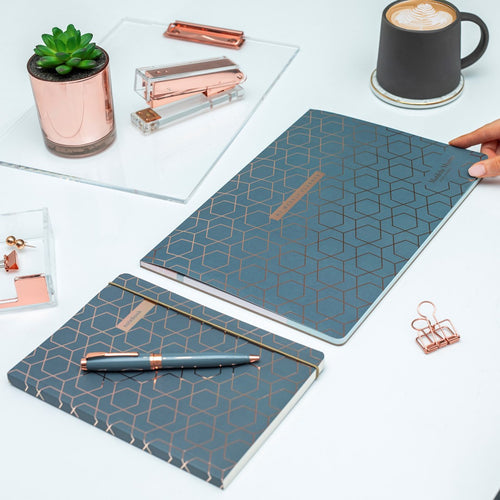 Matilda Myres | A4 Weekly List Pad with 100 Sheets | Grey