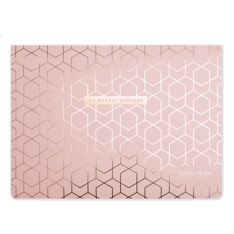 Matilda Myres | A4 Weekly List Pad with 100 Sheets | Pink