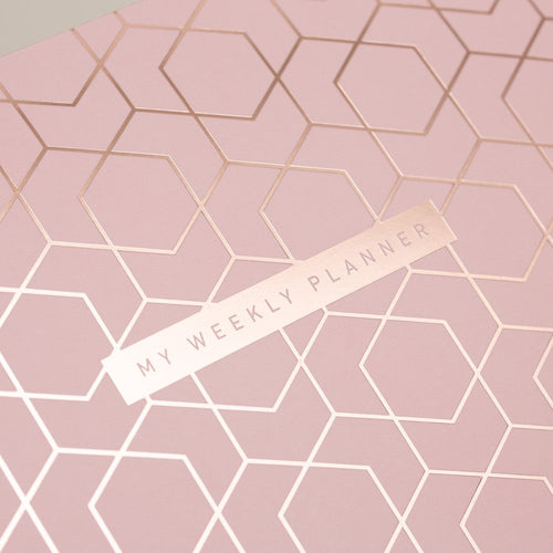 Matilda Myres | A4 Weekly List Pad with 100 Sheets | Pink