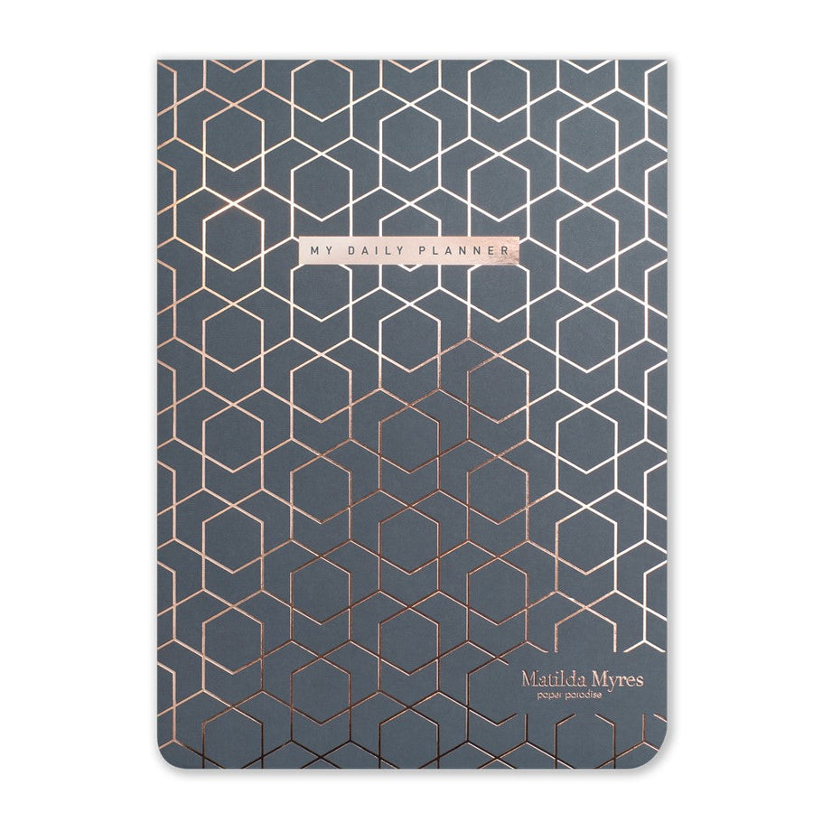 Matilda Myres | A5 Daily List Pad with 100 Sheets and Magnetic Strip | Pink