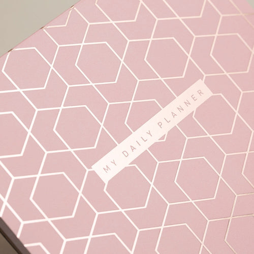 Matilda Myres | A5 Daily List Pad with 100 Sheets and Magnetic Strip | Pink