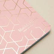 Matilda Myres | A5 Daily List Pad with 100 Sheets and Magnetic Strip | Pink