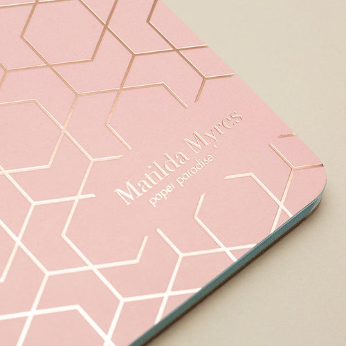 Matilda Myres | A5 Daily List Pad with 100 Sheets and Magnetic Strip | Pink