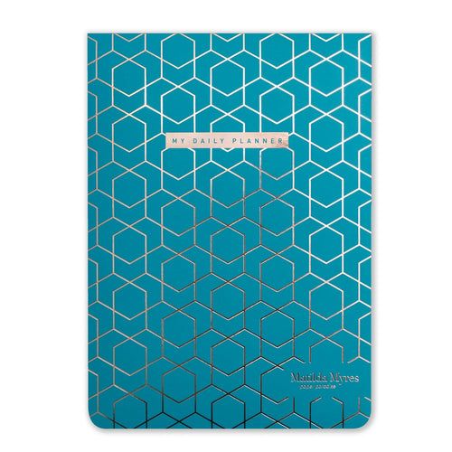 Matilda Myres | A5 Daily List Pad with 100 Sheets and Magnetic Strip | Teal
