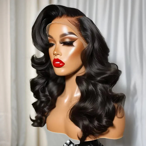 14 16 Inch BoB Wig Human Hair Body Wave 13x6 HD Lace Frontal Wigs Water Wave