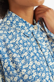 Abinaya Periwinkle Short Sleeved Shirt