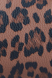 Yumi Brown Leopard Small Shoulder Bag