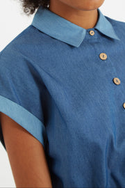 Addie Double Denim Playsuit