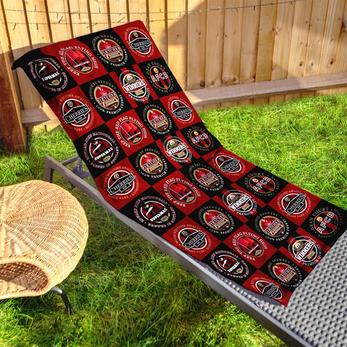 Bournemouth - Football Legends - Microfibre Beach Towel - 150cm x 75cm