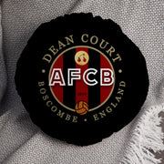 Bournemouth Dean Court - Football Legends - Circle Cushion 14"
