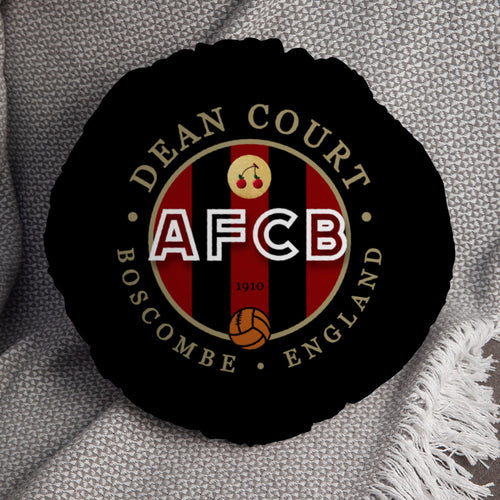 Bournemouth Dean Court - Football Legends - Circle Cushion 14"