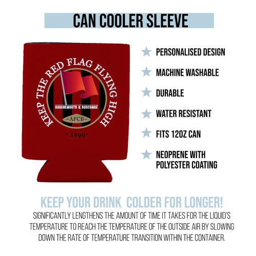 Bournemouth Red Flag - Football Legends - Can Cooler