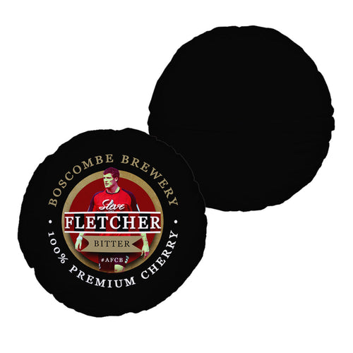 Bournemouth Steve Fletcher - Football Legends - Circle Cushion 14"