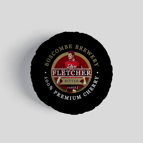Bournemouth Steve Fletcher - Football Legends - Circle Cushion 14"