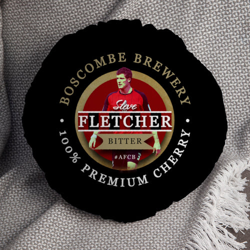 Bournemouth Steve Fletcher - Football Legends - Circle Cushion 14"