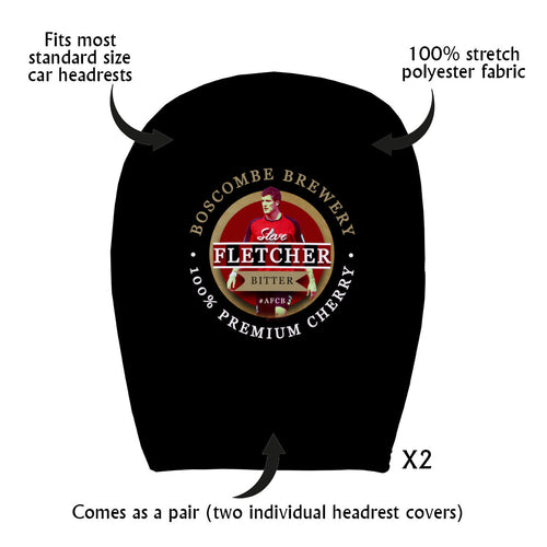 Bournemouth Steve Fletcher - Football Legends - Headrest Cover