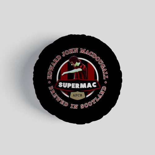 Bournemouth Ted MacDougall - Football Legends - Circle Cushion 14"