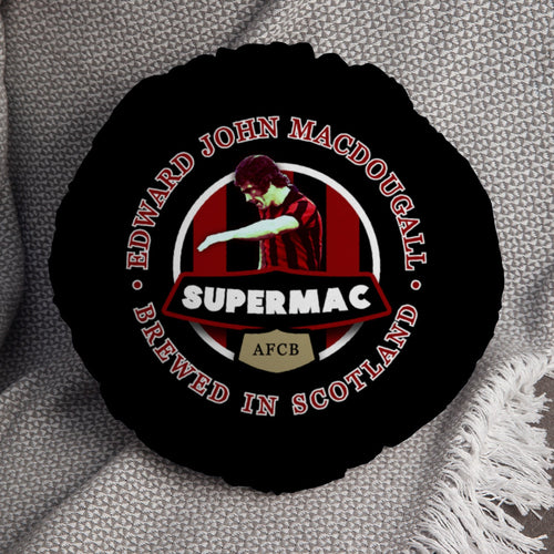 Bournemouth Ted MacDougall - Football Legends - Circle Cushion 14"