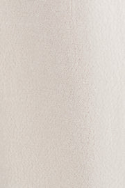 Alegra Moss Crepe Frill V-Neck Blouse