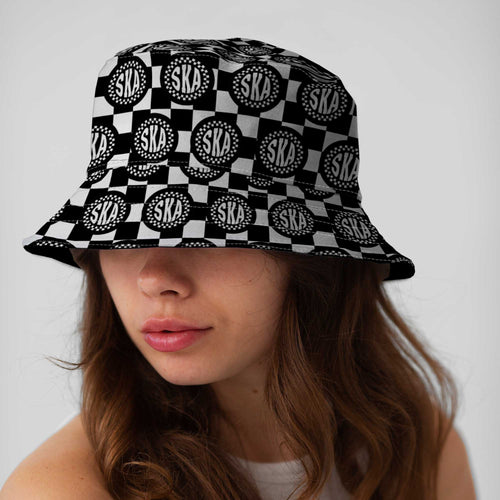 All Over SKA Print Custom Bucket Hat