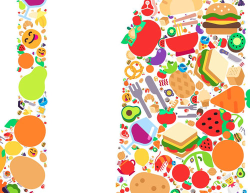 Personalised Kitchen Apron - Emoji Knife and Fork