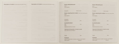 Accident Report Book  - Green (ARB2)