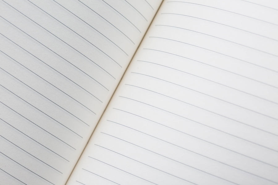 Matilda Myres | A5 Ruled Notebook with Rose Gold Foil | Sage