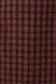 Aubin Wyoming Check A-Line Mini Skirt - Pink