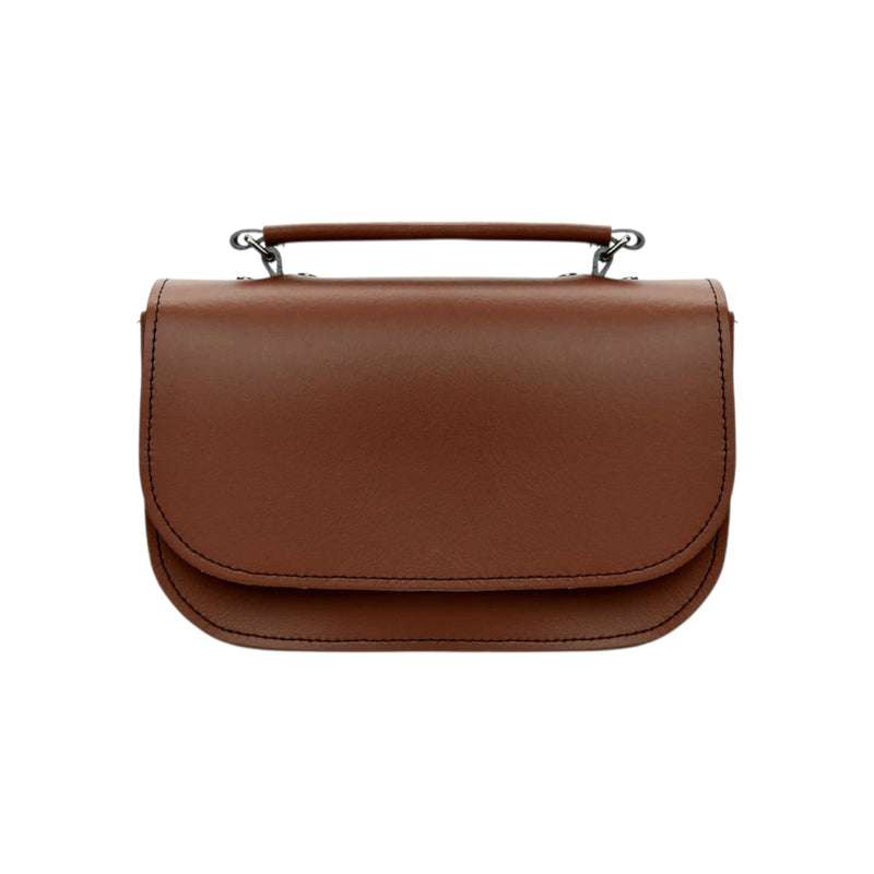 Aura Handmade Leather Bag - Chestnut