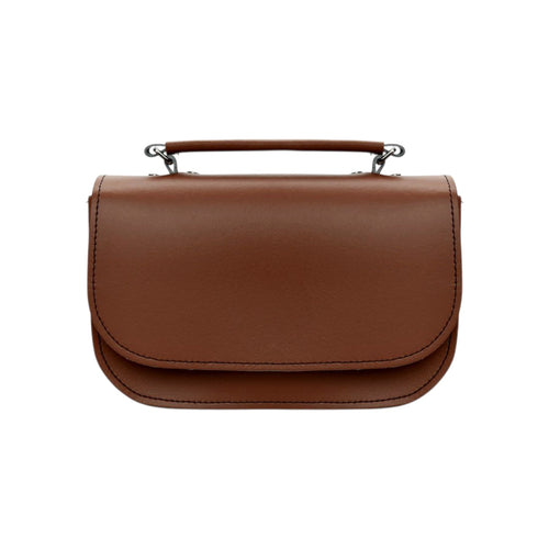 Aura Handmade Leather Bag - Chestnut