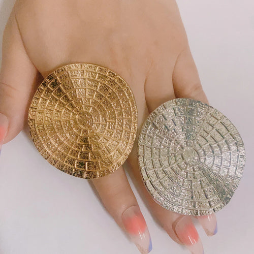 Rings For Women Big Gold Plated Ring Assorted Elements and Shapes Jewelry Sets