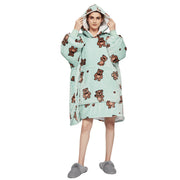 Unisex Oversized Plush Blanket Hoodie