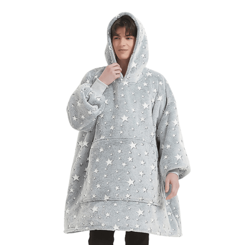 Unisex Oversized Plush Blanket Hoodie