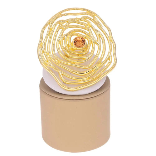 Rings For Women Big Gold Plated Ring Assorted Elements and Shapes Jewelry Sets