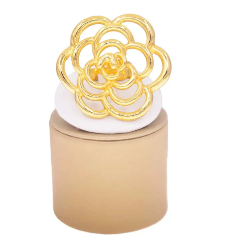 Rings For Women Big Gold Plated Ring Assorted Elements and Shapes Jewelry Sets
