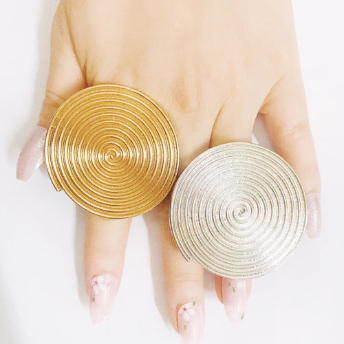 Rings For Women Big Gold Plated Ring Assorted Elements and Shapes Jewelry Sets