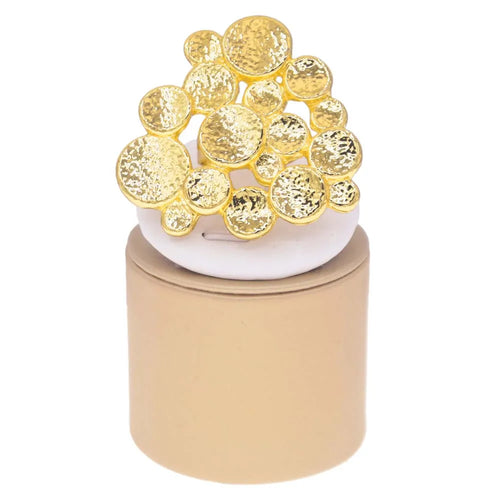 Rings For Women Big Gold Plated Ring Assorted Elements and Shapes Jewelry Sets