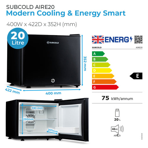 Subcold Aire20 LED Mini Fridge