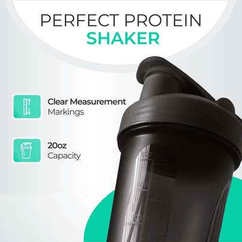 Protein Shaker Bottle