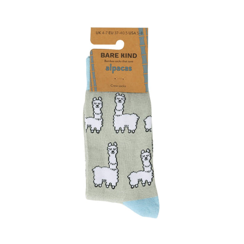 Save the Alpaca Bamboo Socks