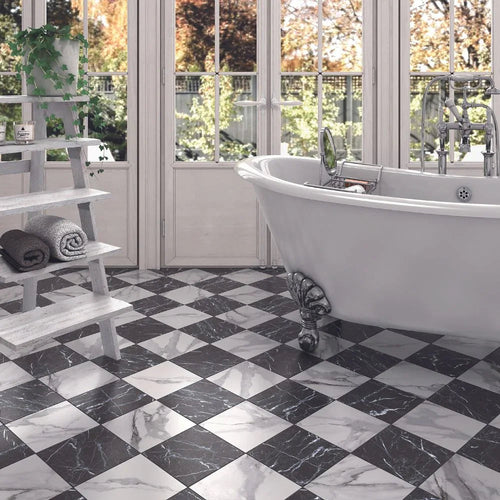 Alpha White Porcelain Tile 20 x 20cm
