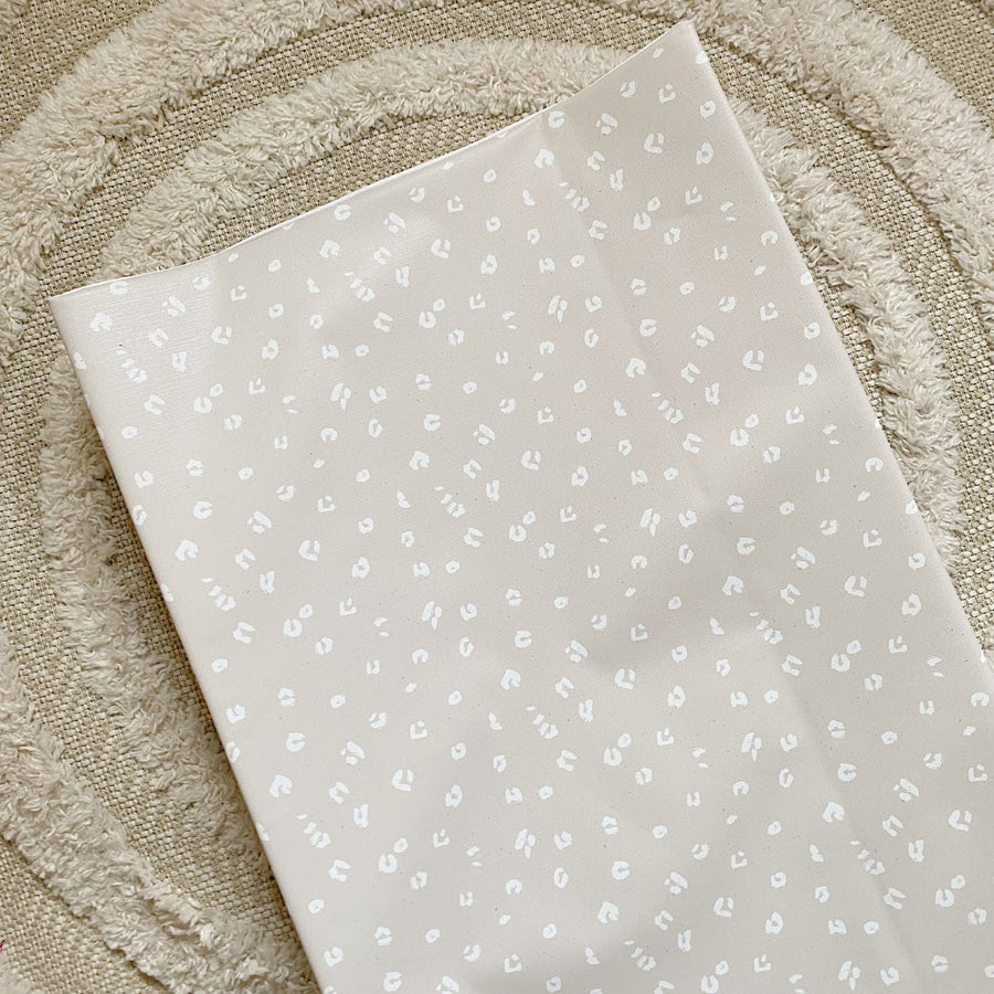 Anti-Roll Wedge Baby Changing Mat - Sand Animal Print