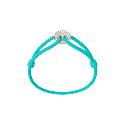 Golden Soho Pavé Cord Bracelet