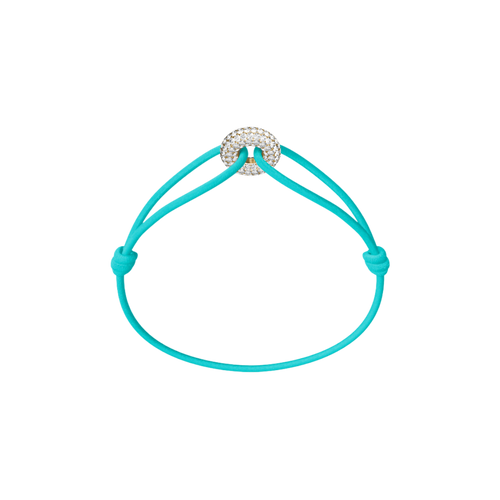 Mini Golden Soho Pavé Cord Bracelet