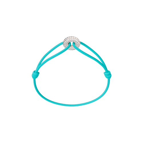 Mini Rose Soho Pavé Cord Bracelet